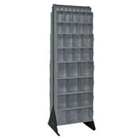 Tip-Out Bins Stand, 23-5/8" W x 16" D x 75" H, 72 Drawers CE968 | Brunswick Fyr & Safety