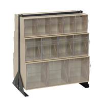 Tip-Out Bins Stand, 23-5/8" W x 16" D x 28" H, 24 Drawers CE973 | Brunswick Fyr & Safety