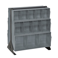 Tip-Out Bins Stand, 23-5/8" W x 16" D x 28" H, 24 Drawers CE974 | Brunswick Fyr & Safety