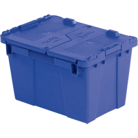 Contenants de distribution Flipak en plastique poly&eacute;thyl&egrave;ne (PE), 15,2" x 10,9" x 9,7", Bleu Brunswick Fyr & Safety