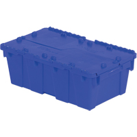 Contenants de distribution Flipak en plastique poly&eacute;thyl&egrave;ne (PE), 19,7" x 11,8" x 7,3", Bleu Brunswick Fyr & Safety