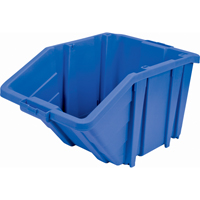 Bac g&eacute;ant en plastique, 15-1/2" la x 13" H x 25" p, Bleu, Capacit&eacute; 200 lb Brunswick Fyr & Safety