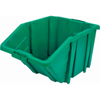 Bac g&eacute;ant en plastique, 15-1/2" la x 13" H x 25" p, Vert, Capacit&eacute; 200 lb Brunswick Fyr & Safety