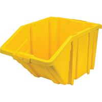 Bac g&eacute;ant en plastique, 15-1/2" la x 13" H x 25" p, Jaune, Capacit&eacute; 200 lb Brunswick Fyr & Safety