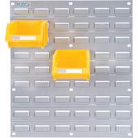 Metal Louvered Panel Bin Support Rack, 16 Bins, 18" W x 1/8" D x 19" H CF411 | Brunswick Fyr & Safety