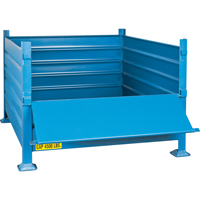 Bulk Stacking Containers, 30" H x 34.5" W x 40.5" D, 4500 lbs. Capacity Brunswick Fyr & Safety