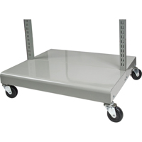 Mobile Tilt Bin Rack - Cart Only, Double-sided, 26-1/4" W x 22" D x 57-1/2" H CF475 | Brunswick Fyr & Safety