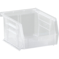 Clear-View Ultra Stack & Hang Bin, 4-1/8" W x 3" H x 5-3/8" D, Clear Brunswick Fyr & Safety