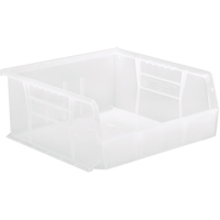 Clear-View Ultra Stack & Hang Bin, 11" W x 5" H x 10-7/8" D, Clear Brunswick Fyr & Safety