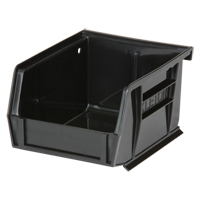 Stack & Hang Bin, 4-1/8" W x 3" H x 5-3/8" D, Black Brunswick Fyr & Safety