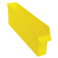 Bacs pour &eacute;tag&egrave;re Store-Max, 4-3/8" la x 8" H x 23-5/8" p, Jaune, Capacit&eacute; 68 lb Brunswick Fyr & Safety