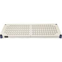 Wire Shelving Unit with Plastic Shelves, Wire Frame with Plastic Shelves, Boltless, 600 lbs. Capacity, 30" W x 72" H x 18" D Brunswick Fyr & Safety