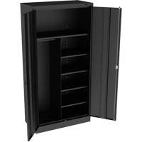 Combination Cabinet, 36" W x 18" D x 72" H, Black CG084 | Brunswick Fyr & Safety