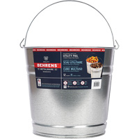 Seau, Acier galvanis&eacute;, 11 L Brunswick Fyr & Safety
