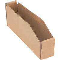 Deep Corrugated Parts Bins, 1-15/16" W x 11-1/4" D x 4-1/2" H, Beige Brunswick Fyr & Safety