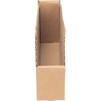 Deep Corrugated Parts Bins, 1-15/16" W x 11-1/4" D x 4-1/2" H, Beige Brunswick Fyr & Safety