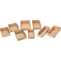 Deep Corrugated Parts Bins, 11-3/4" W x 17-1/4" D x 4-1/2" H, Beige Brunswick Fyr & Safety