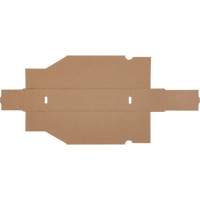 Deep Corrugated Parts Bins, 2-7/8" W x 11-1/4" D x 4-1/2" H, Beige Brunswick Fyr & Safety