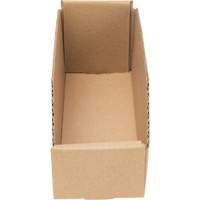 Deep Corrugated Parts Bins, 3-3/4" W x 11-1/4" D x 4-1/2" H, Beige Brunswick Fyr & Safety