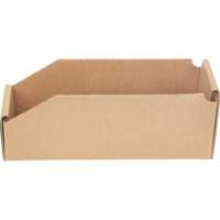 Deep Corrugated Parts Bins, 3-3/4" W x 11-1/4" D x 4-1/2" H, Beige Brunswick Fyr & Safety