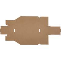Deep Corrugated Parts Bins, 3-3/4" W x 11-1/4" D x 4-1/2" H, Beige Brunswick Fyr & Safety