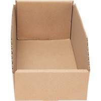 Deep Corrugated Parts Bins, 5-3/4" W x 11-1/4" D x 4-1/2" H, Beige Brunswick Fyr & Safety