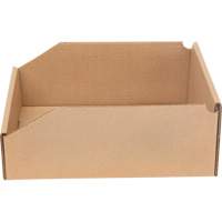 Deep Corrugated Parts Bins, 9-3/4" W x 11-1/4" D x 4-1/2" H, Beige Brunswick Fyr & Safety