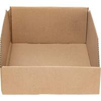 Deep Corrugated Parts Bins, 8-3/4" W x 11-1/4" D x 4-1/2" H, Beige Brunswick Fyr & Safety