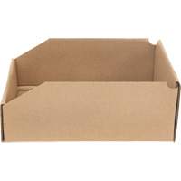 Deep Corrugated Parts Bins, 8-3/4" W x 11-1/4" D x 4-1/2" H, Beige Brunswick Fyr & Safety