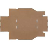 Deep Corrugated Parts Bins, 8-3/4" W x 11-1/4" D x 4-1/2" H, Beige Brunswick Fyr & Safety