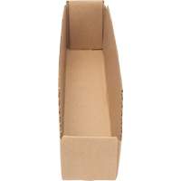 Deep Corrugated Parts Bins, 1-7/8" W x 17-1/8" D x 4-1/2" H, Beige Brunswick Fyr & Safety