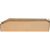 Deep Corrugated Parts Bins, 2-7/8" W x 17-1/4" D x 4-1/2" H, Beige Brunswick Fyr & Safety