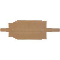 Deep Corrugated Parts Bins, 2-7/8" W x 17-1/4" D x 4-1/2" H, Beige Brunswick Fyr & Safety