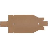 Deep Corrugated Parts Bins, 3-3/4" W x 17-1/4" D x 4-1/2" H, Beige Brunswick Fyr & Safety