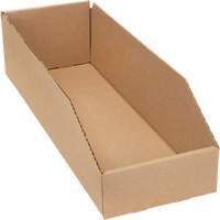 Deep Corrugated Parts Bins, 5-3/4" W x 17-1/4" D x 4-1/2" H, Beige Brunswick Fyr & Safety