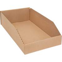 Deep Corrugated Parts Bins, 9-3/4" W x 17-1/4" D x 4-1/2" H, Beige Brunswick Fyr & Safety