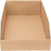 Deep Corrugated Parts Bins, 9-3/4" W x 17-1/4" D x 4-1/2" H, Beige Brunswick Fyr & Safety