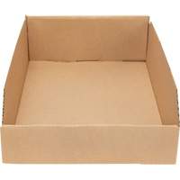 Deep Corrugated Parts Bins, 11-3/4" W x 17-1/4" D x 4-1/2" H, Beige Brunswick Fyr & Safety