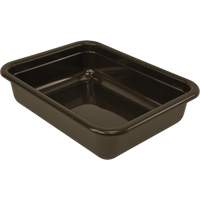 All-Purpose Flat-Bottom Storage Tub, 5" H x 17" D x 22" L, Plastic, Grey CG223 | Brunswick Fyr & Safety