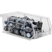 Crystal Clear Ultra Bins, 4-1/8" W x 3" H x 7-3/8" D, Clear Brunswick Fyr & Safety