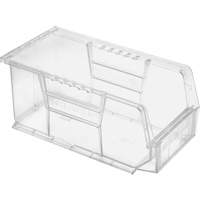 Crystal Clear Ultra Bins, 5-1/2" W x 5" H x 10-7/8" D, Clear Brunswick Fyr & Safety