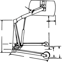 Hydra-Lift Drum Handlers, 55 US gal. (45 Imperial Gal.) Capacity Brunswick Fyr & Safety
