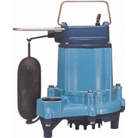 Sump/Effluent Pumps, 53 GPH, 115 V, 5 A, 1/3 HP Brunswick Fyr & Safety