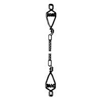 Assemblages l&eacute;gers de cables de masse et de mise &agrave; la terre - Deux pinces crocodiles Brunswick Fyr & Safety