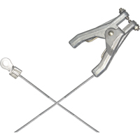 Heavy-Duty Bonding & Grounding Wire Assemblies - Hand Clamp & 1/4" Terminal Connectors Brunswick Fyr & Safety