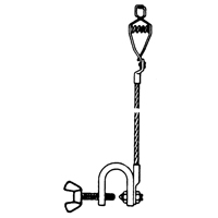 Light-Duty Bonding & Grounding Wire Assemblies - Alligator Clip & Small C-Clamps Brunswick Fyr & Safety