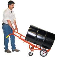 Ergonomic Drum Truck With Swivel Casters, Steel Construction, 55 - 85 US Gal. (45 - 70 Imperial Gal.) Brunswick Fyr & Safety