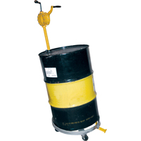 Tilting Drum Dollies, Steel, 1200 lbs. Capacity, 23-1/2" Diameter, Cast Iron Casters DC022 | Brunswick Fyr & Safety
