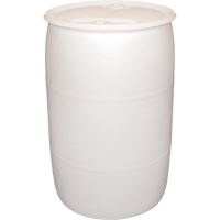 Polyethylene Drums, 55 US gal (45 imp. gal.), Closed Top, Natural Brunswick Fyr & Safety