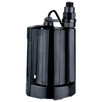 Automatic Submersible Utility Pump, 1/3 HP, 2160 GPH, 115 V, 4 A Brunswick Fyr & Safety